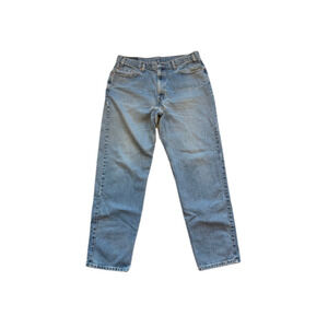 Levi’s 550 Jeans 90s Vintage Relaxed Fit Distressed Denim Blue Men’s W40 L34